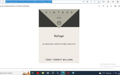 Terry Tempest William -Refuge